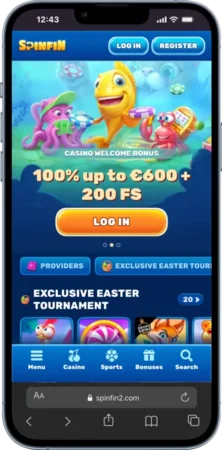 open casino page